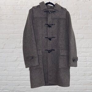 Vintage Leishman by Tip Top wool blend overcoat with toggle clasps